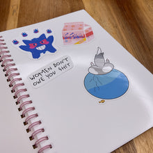 Load image into Gallery viewer, lo-fi skyline reusable sticker book
