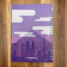 Load image into Gallery viewer, lo-fi skyline reusable sticker book