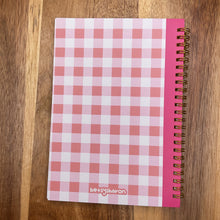 Load image into Gallery viewer, tangerine gingham reusable sticker book