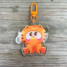Load image into Gallery viewer, baby garfield keychain
