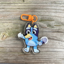 Load image into Gallery viewer, bluey keychain
