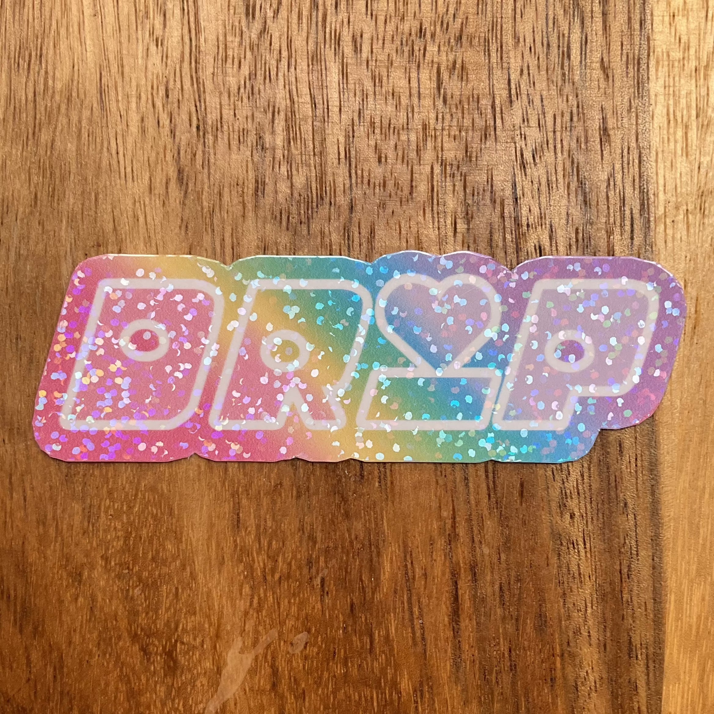 drip holo sticker