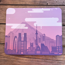Load image into Gallery viewer, lo-fi skyline mousepad
