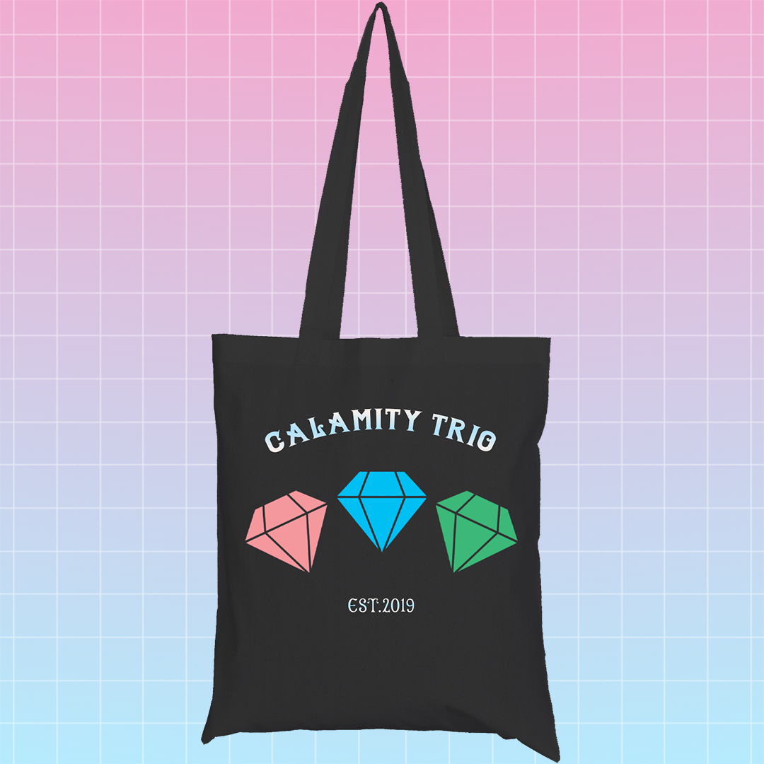 Calamity trio tote bag