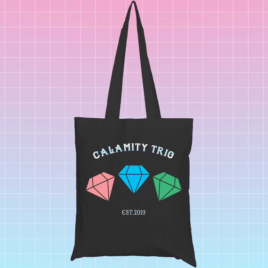 Calamity trio tote bag