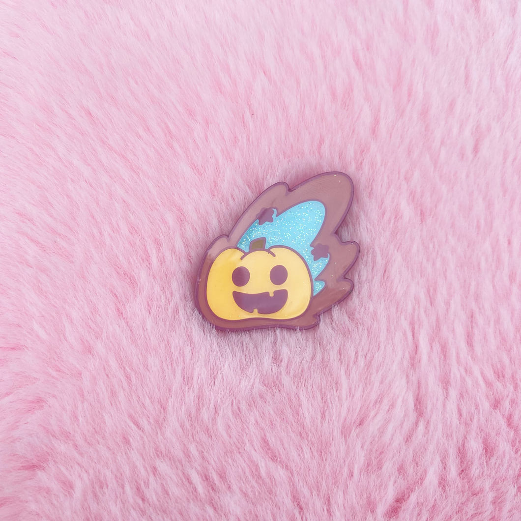 jack o' comet enamel pin