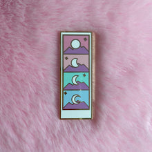 Load image into Gallery viewer, pastel moon enamel pin
