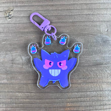 Load image into Gallery viewer, gengar keychain
