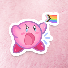 Load image into Gallery viewer, kirby pride sticker
