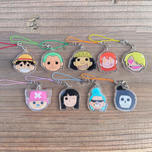 Load image into Gallery viewer, straw hat pirates charms
